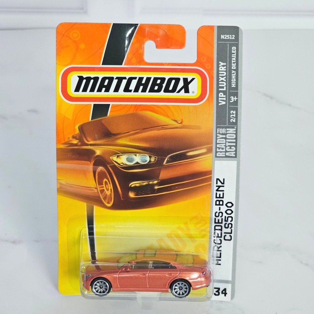 Matchbox Mercedes-Benz CLS500 VIP Luxury 2/12 Copper Metallic Diecast Car N2512